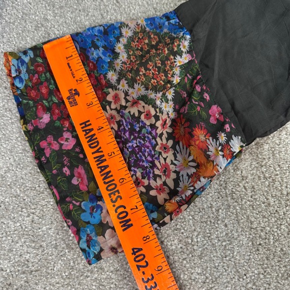 Johnny Was XS Floral Patchwork Blouse Button Down‎ Bohemian Tunic Top Western - Picture 5 of 13